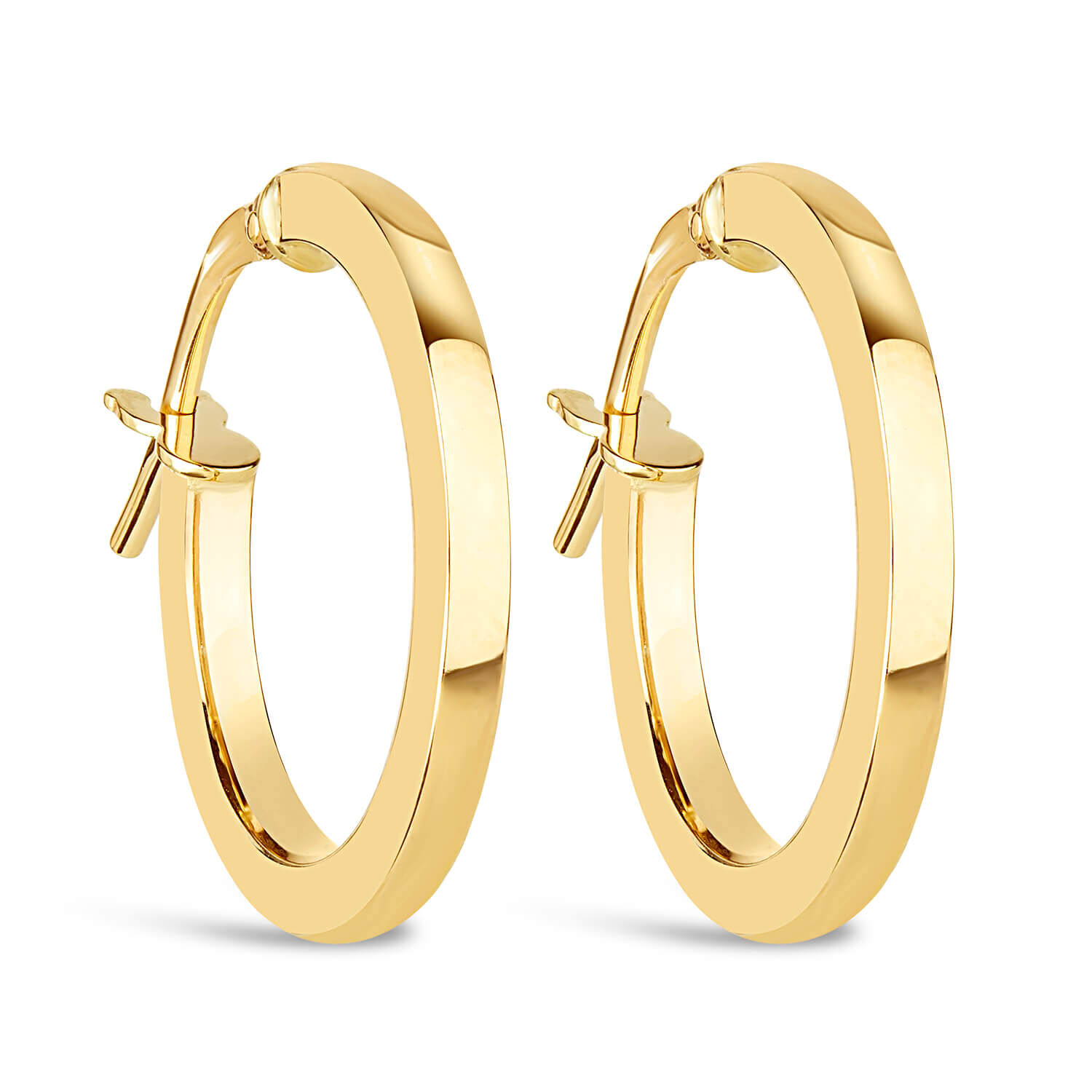 Fields gold hoop earrings deals