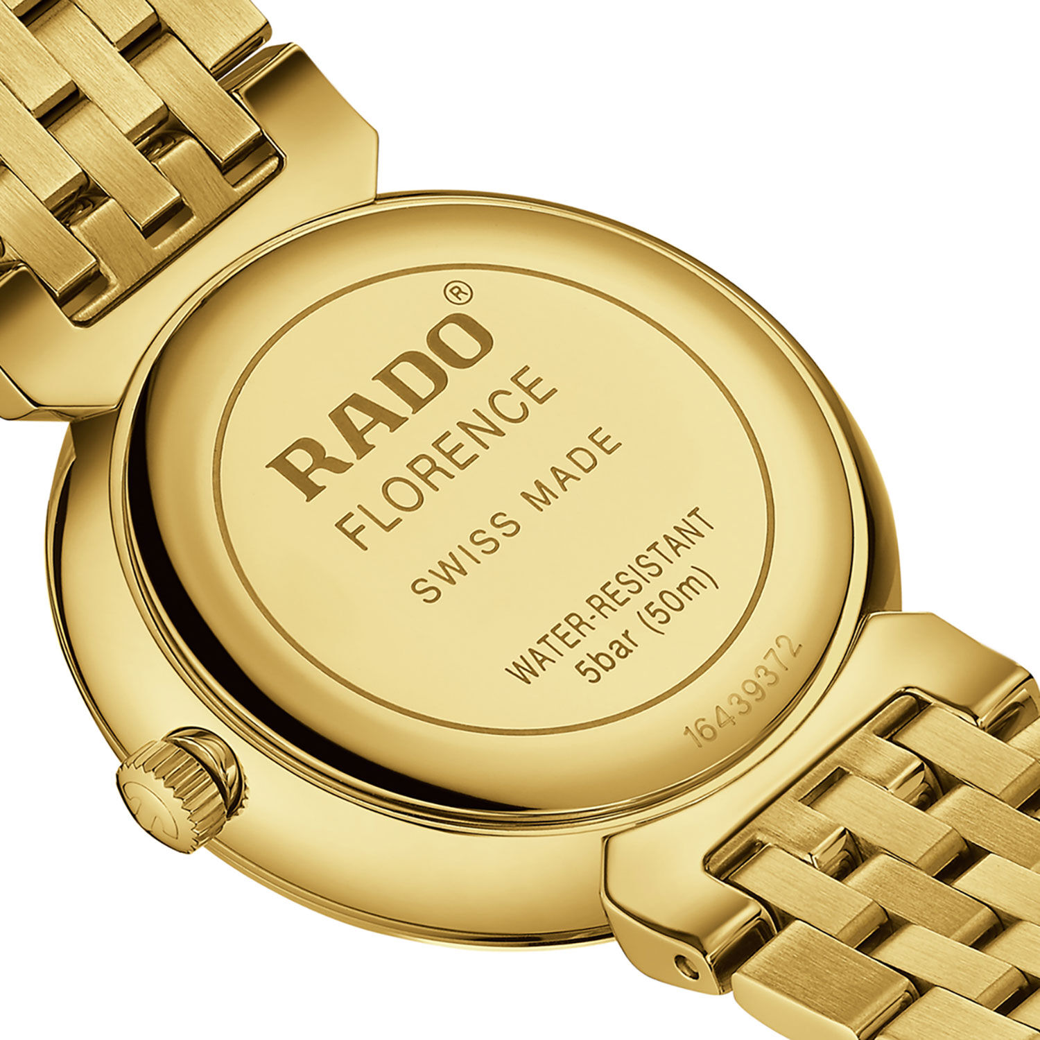 RADO FLORENCE 腕時計 オーバルフェイス ゴールド Rado Florence 30mm Pearl Dial Diamond Gold Bracelet Watch
