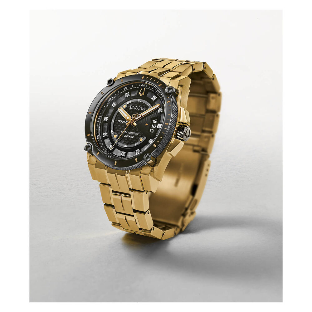 Bulova Precisionist Sport Champlain 46mm Black Dial Watch image number 5