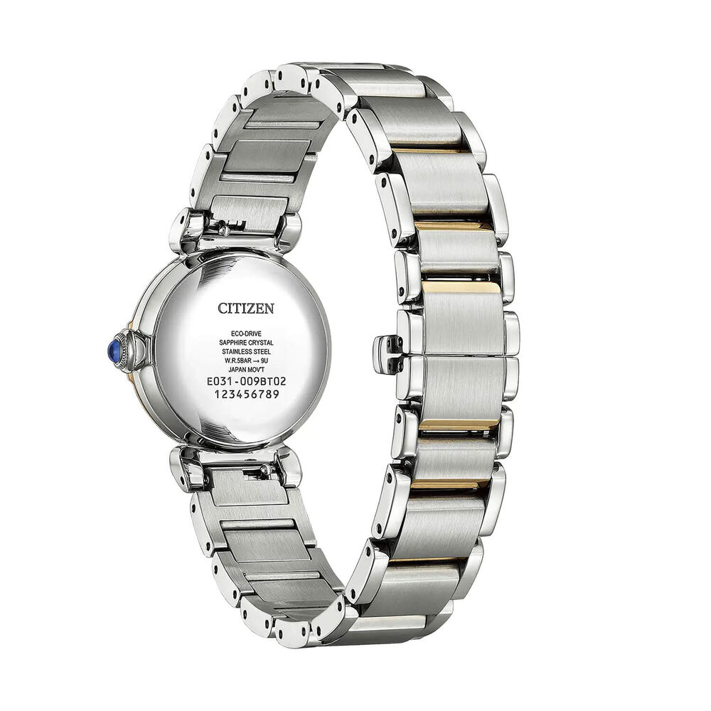 Citizen L Mae 26mm Mother of Pearl Dial Two Tone Stainless Steel Bracelet Watch image number 2