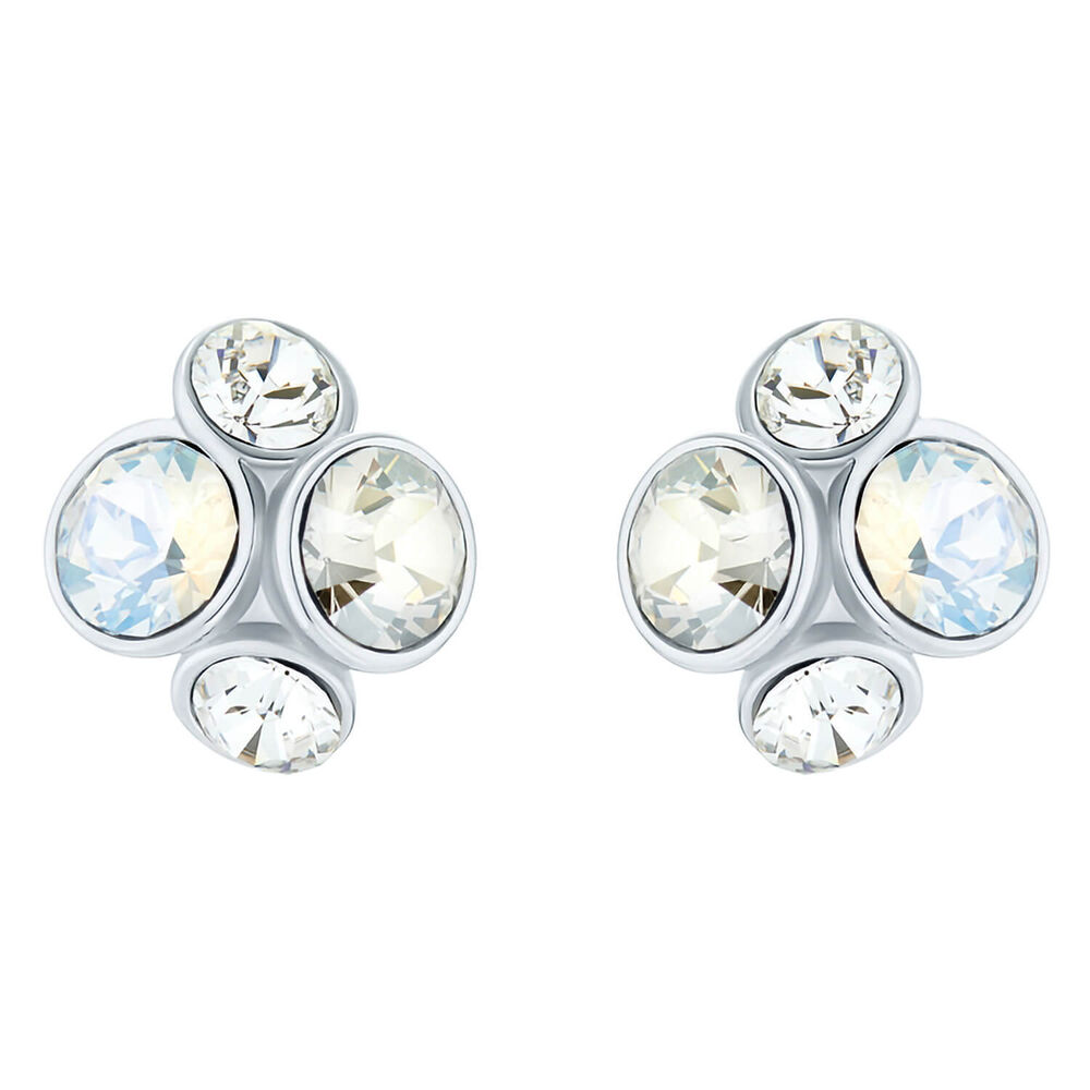 Ted Baker Jewel Cluster Silver Stud Earrings