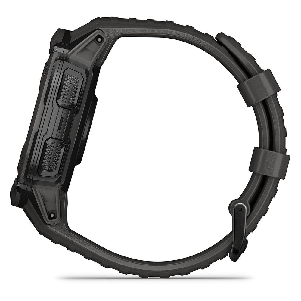 Garmin Instinct 2x Solar Graphite 50mm Black Silicone Strap Watch image number 2