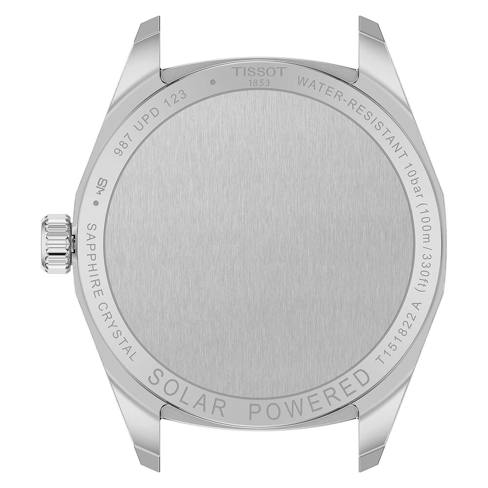 Tissot PRC 100 Solar 34mm Blue Dial Stainless Steel Bracelet Watch