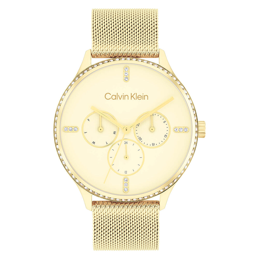 Calvin Klein Multi 38mm Silver Dial Steel Bracelet Watch image number 0