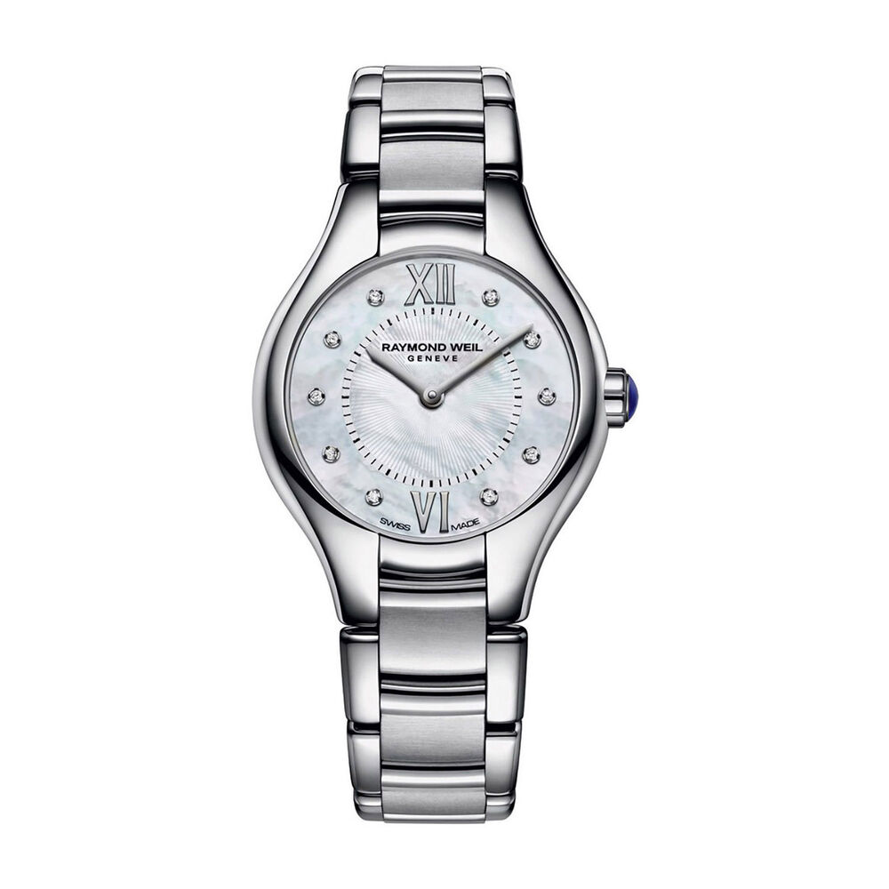 Raymond Weil Noemia ladies' diamond dot mother of pearl dial stainless steel bracelet watch