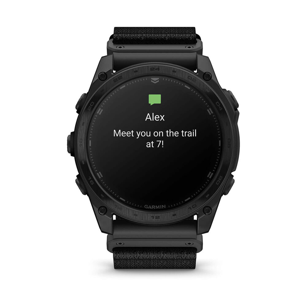 Garmin tactix® 8 Solar 51mm Dial Black Silicon Strap Watch image number 2