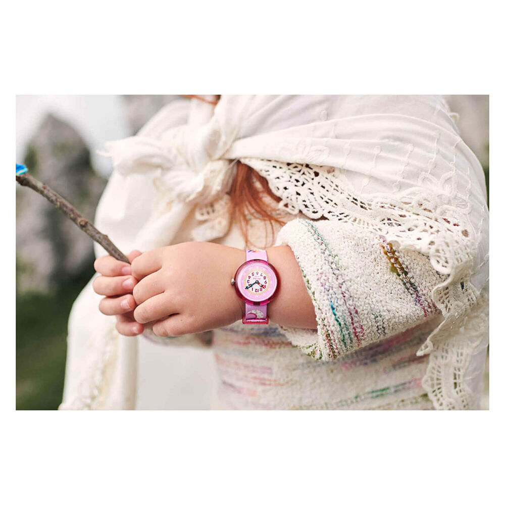 Flik Flak Dreaming Unicorn 31.85mm Quartz Kids Watch image number 4