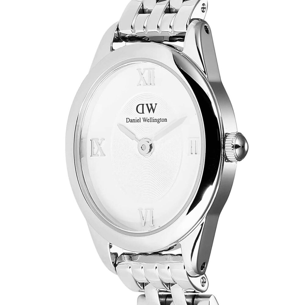 Daniel Wellington Ophelia Mini Silver 22x25.5mm White Dial Steel Bracelet Watch image number 1