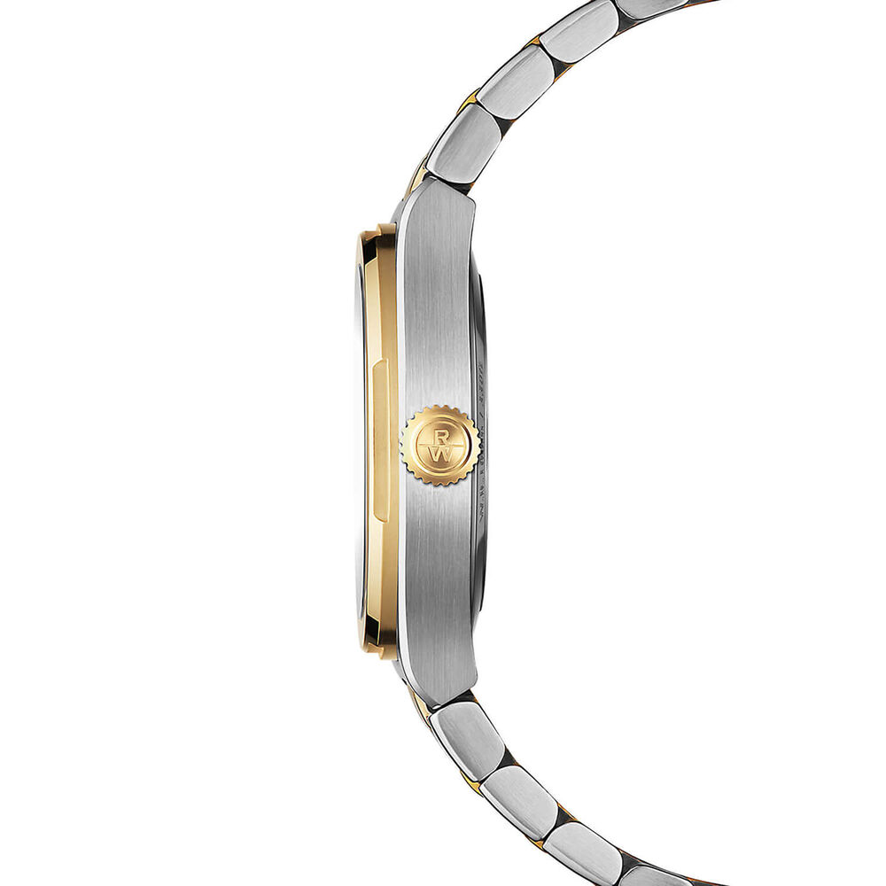 Raymond Weil A.R.T. 30mm White Mother of Pearl Dial Two Tone Steel Bracelet Watch