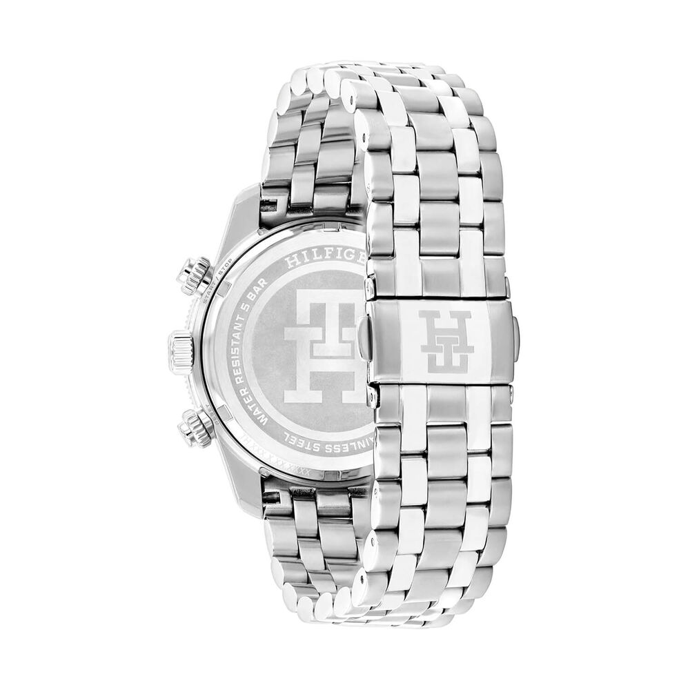 Tommy Hilfiger TH85 41mm Blue Dial Blue & Green Bezel Steel Bracelet Watch image number 2