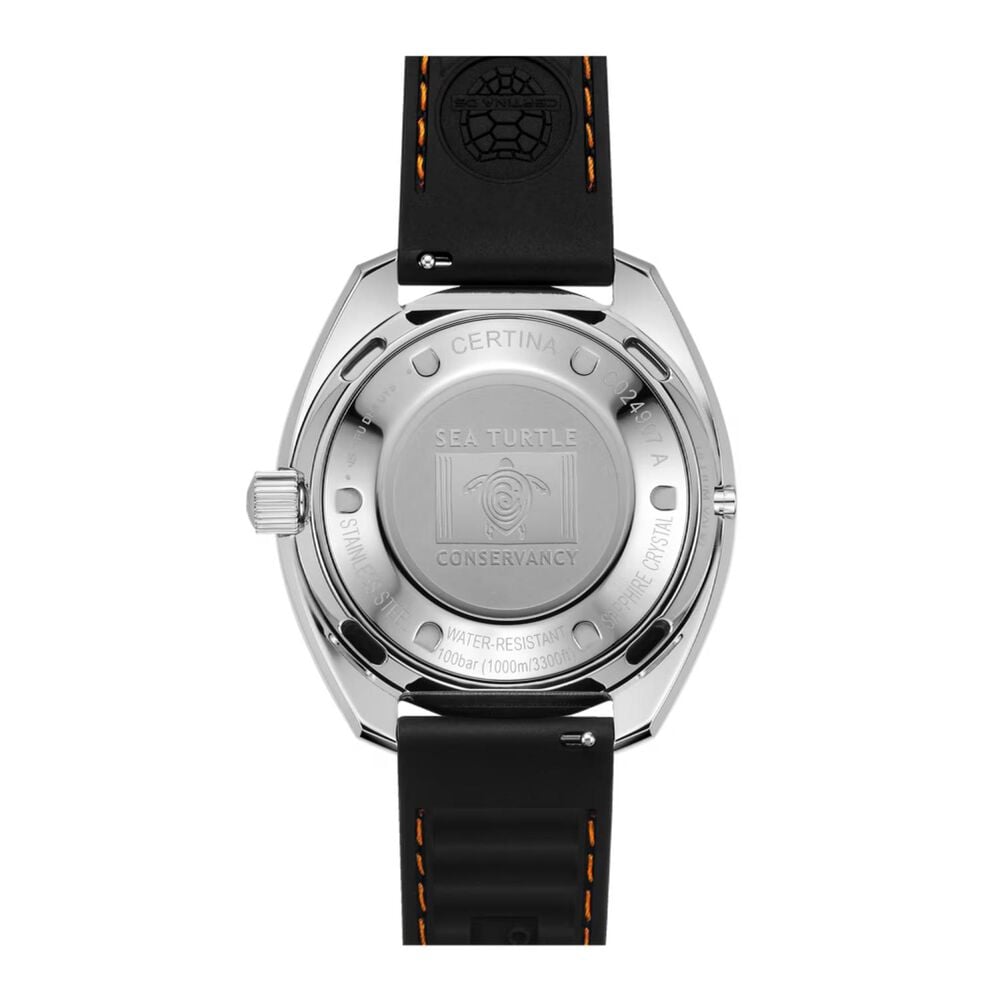 Certina DS Super PH1000M STC 43.5mm Blue Dial Black Rubber Strap Watch image number 2