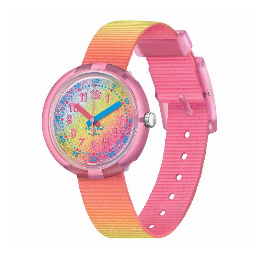 FLIK FLAK Shades of Rainbow Quartz Kids Watch