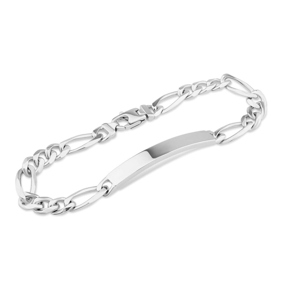 Stainless Steel Figaro Bracelet image number 1