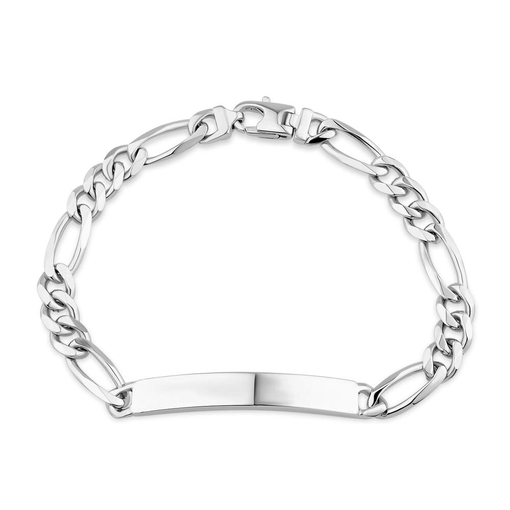 Stainless Steel Figaro Bracelet image number 0