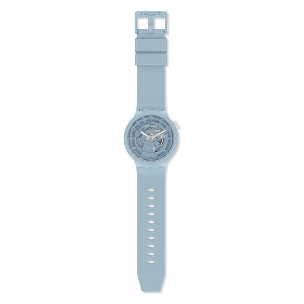 Swatch Big Bold Bioceramic C-Blue Strap Watch