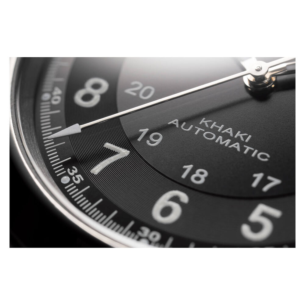Hamilton Khaki Field King Auto 40mm Automatic Black Steel Case Watch image number 6
