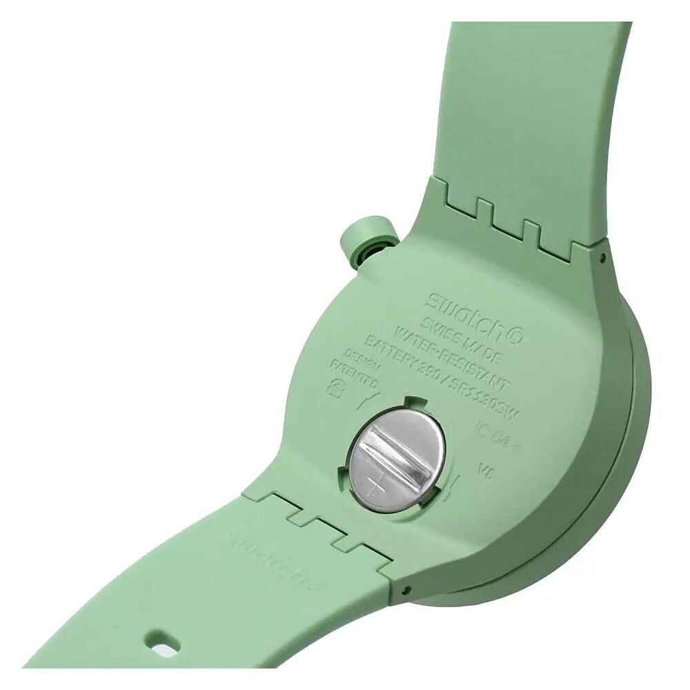 Swatch Big Bold Bioceramic Green Dial & Strap Watch