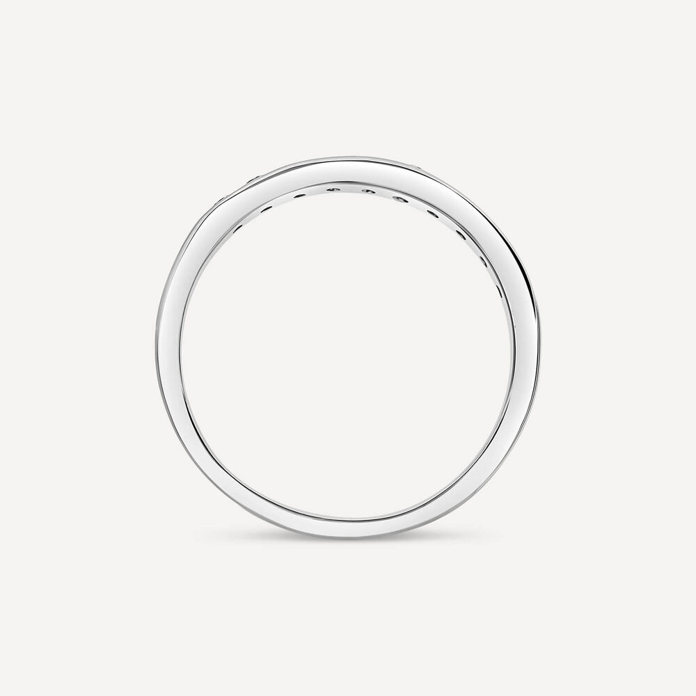 9ct White Gold 0.35ct Diamond Channel Set Eternity Ring image number 3
