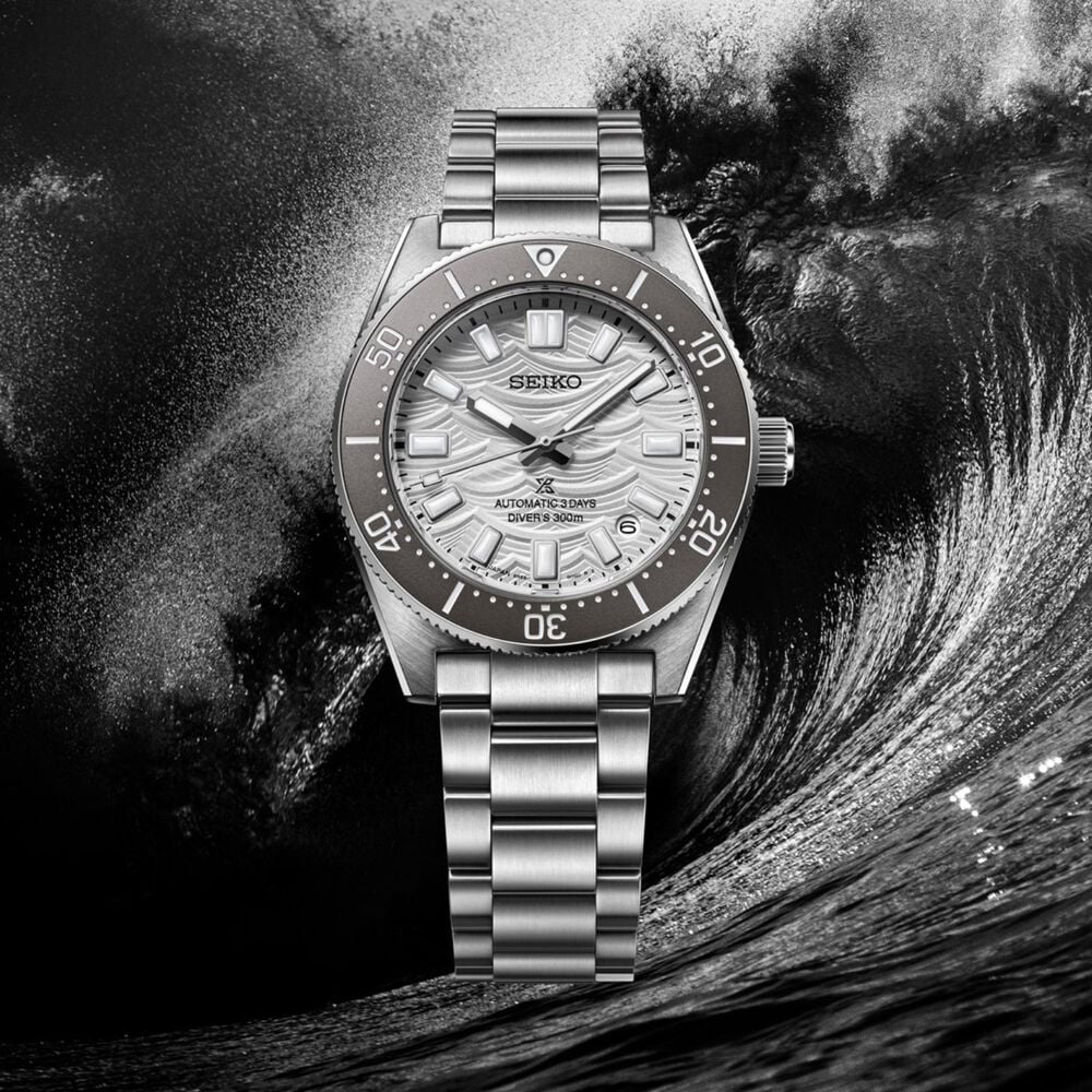 Seiko Prospex 1965 Heritage Diver’s 60th Anniversary Edition 40mm Silver Dial Bracelet Watch image number 8