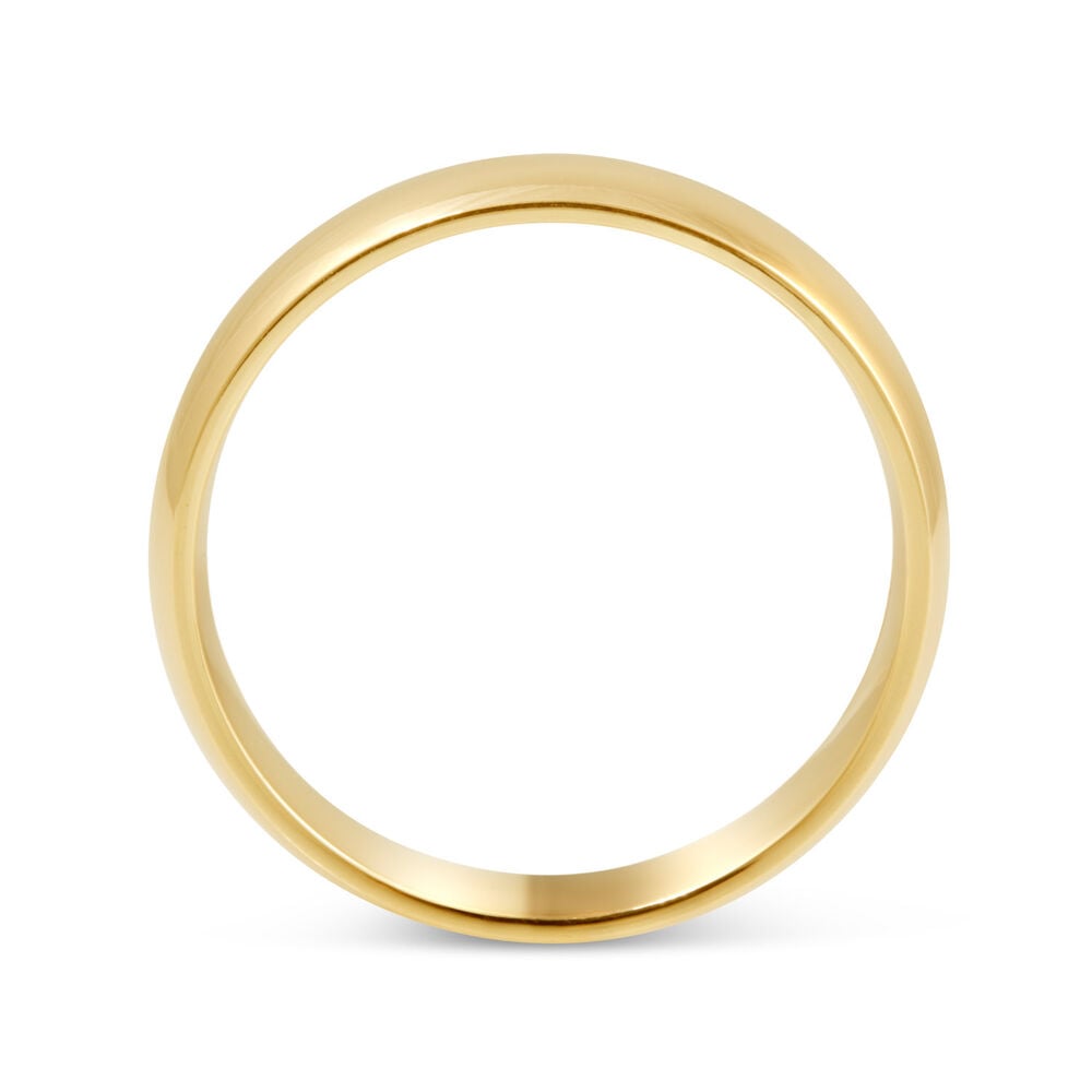 9ct Gold 5mm Gents Wedding Ring image number 2