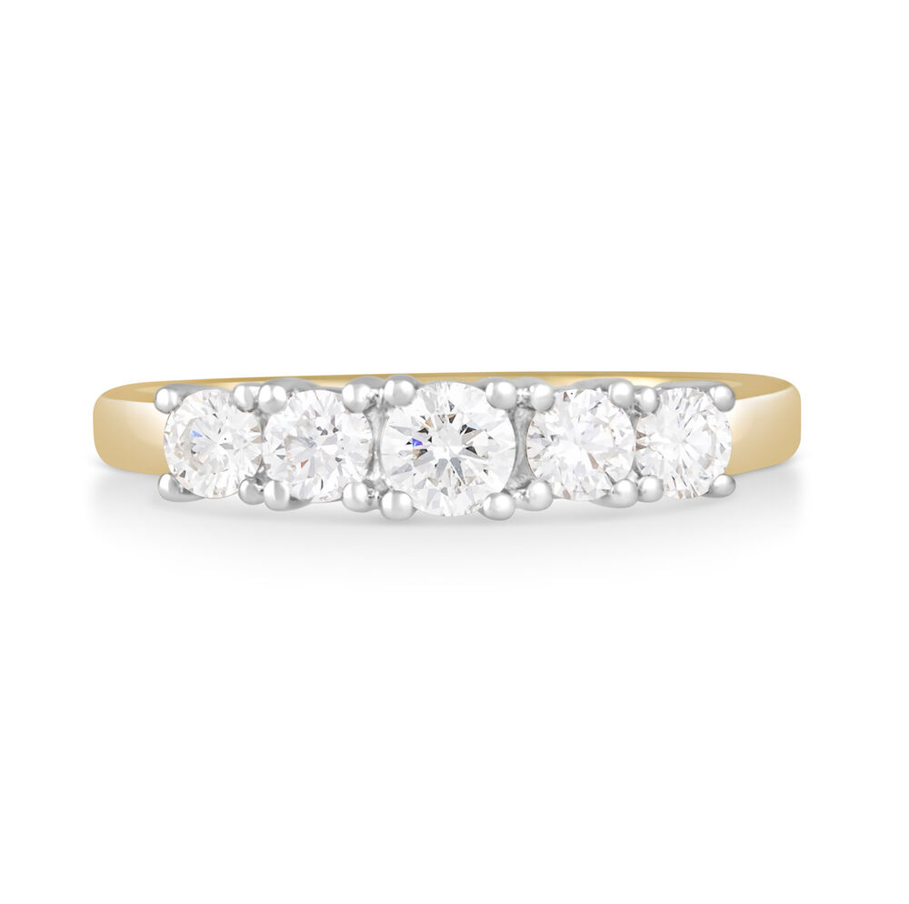 18ct Yellow Gold Engagement Ring image number 1