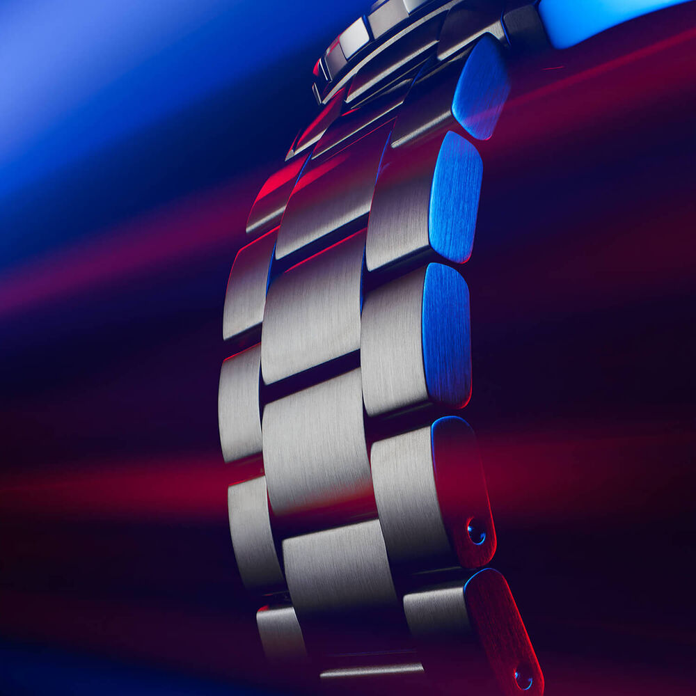 TAG Heuer Formula 1 Chronograph x Red Bull Racing 43mm Blue Dial Stainless Steel Bracelet Watch image number 8