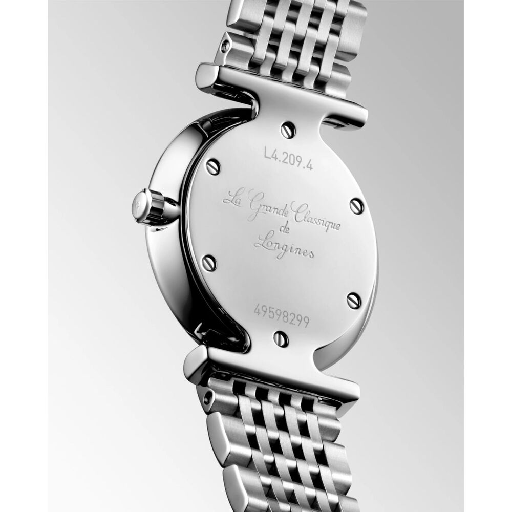 Longines Le Grande Classique 24mm Diamond Dot Blue Dial Steel Case Watch image number 2