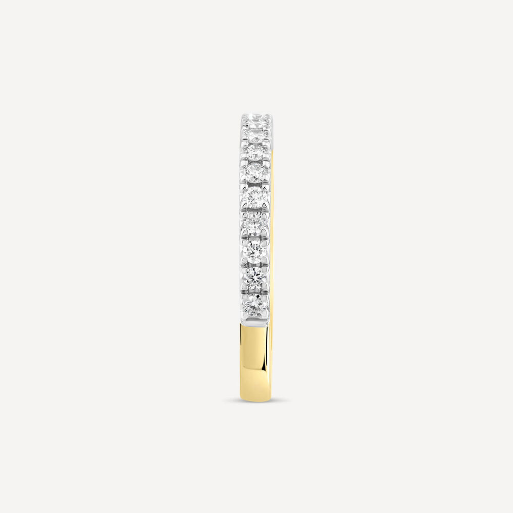 Born 18ct Yellow Gold 0.30ct Claw Set Diamond Wedding Ring image number 3