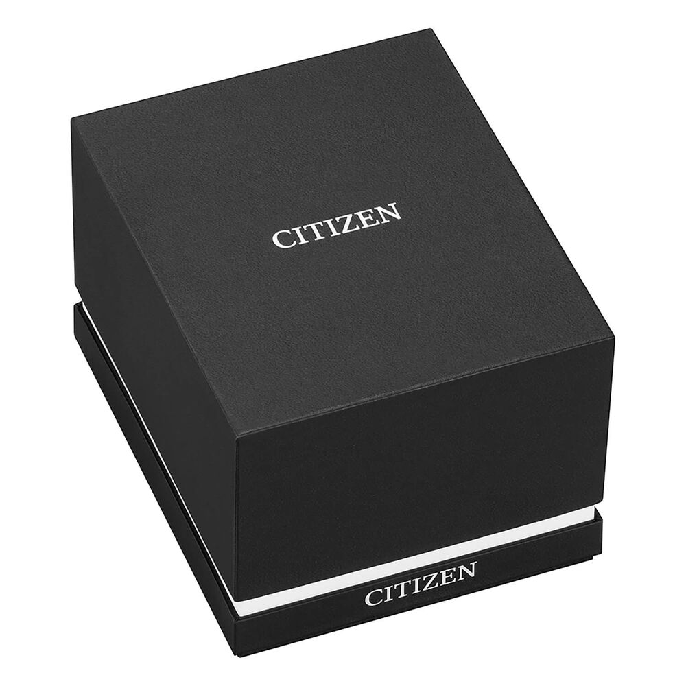 Citizen Fio 14x30mm White Dial Orange Leather Strap Watch