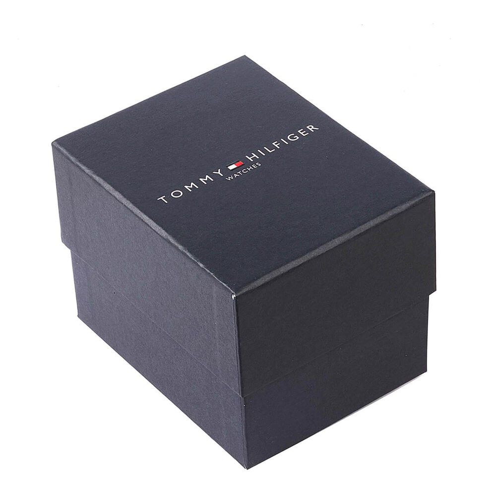 Tommy Hilfiger Layla 38mm Quartz Silver Dial Rose Gold Index Steel Case Mesh Bracelet Watch image number 5
