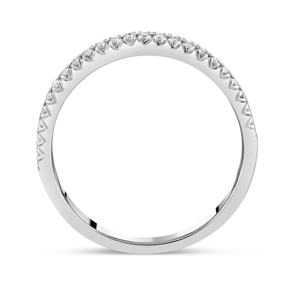 9ct White Gold 0.25ct Ladies Diamond Eternity Ring image number 2