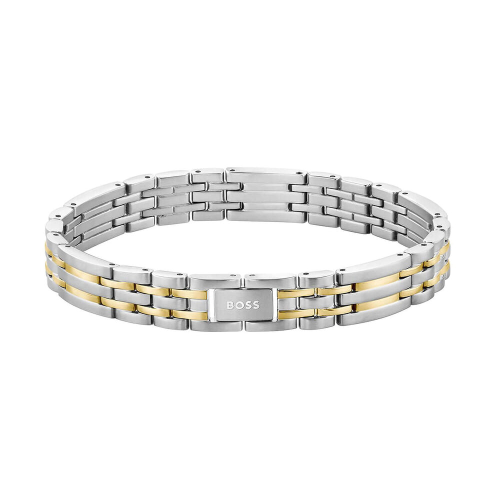 BOSS Wesley Two Tone Stainless Steel Bracelet