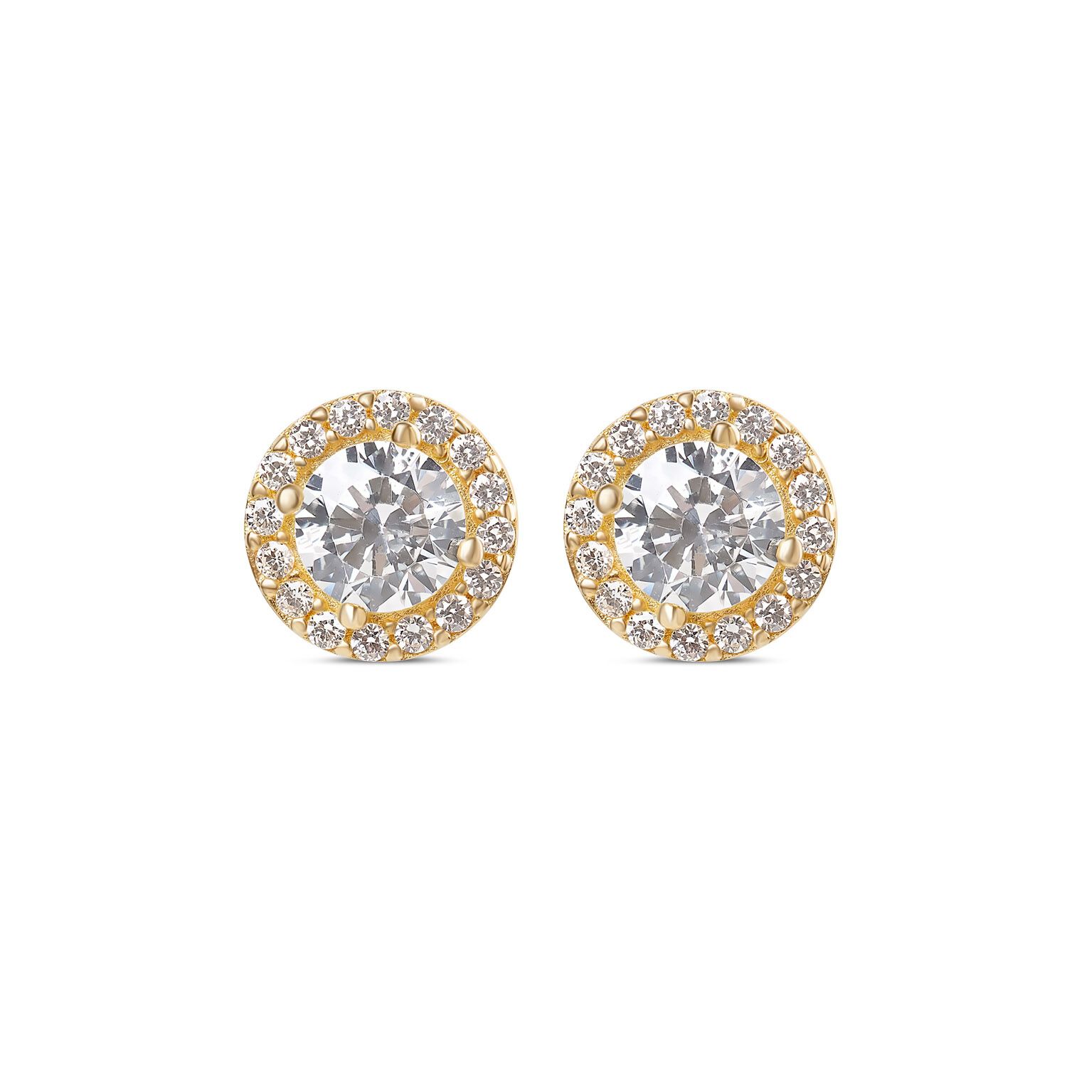 Halo earrings outlet