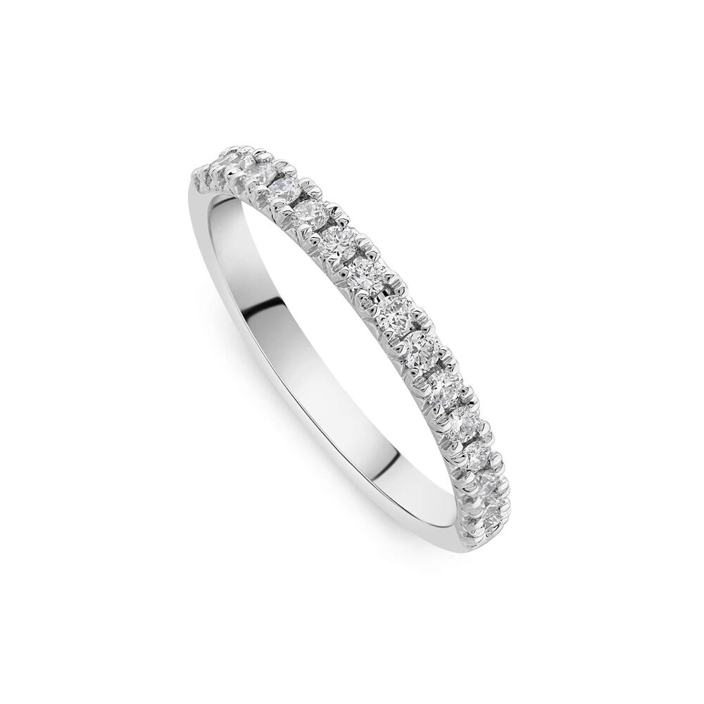 Born Platinum 0.30ct Claw Set Diamond Wedding Ring