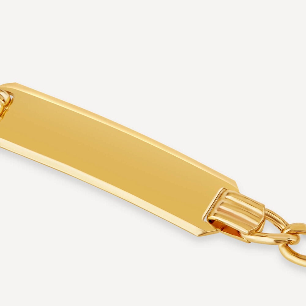 9ct Gold Identity Bracelet image number 2