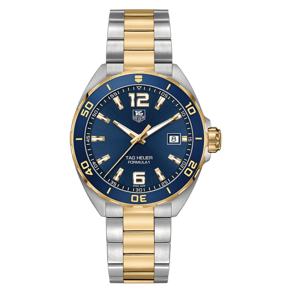 TAG Heuer Formula 1 Men's Blue Dial Two-Tone Bracelet Watch image number 0