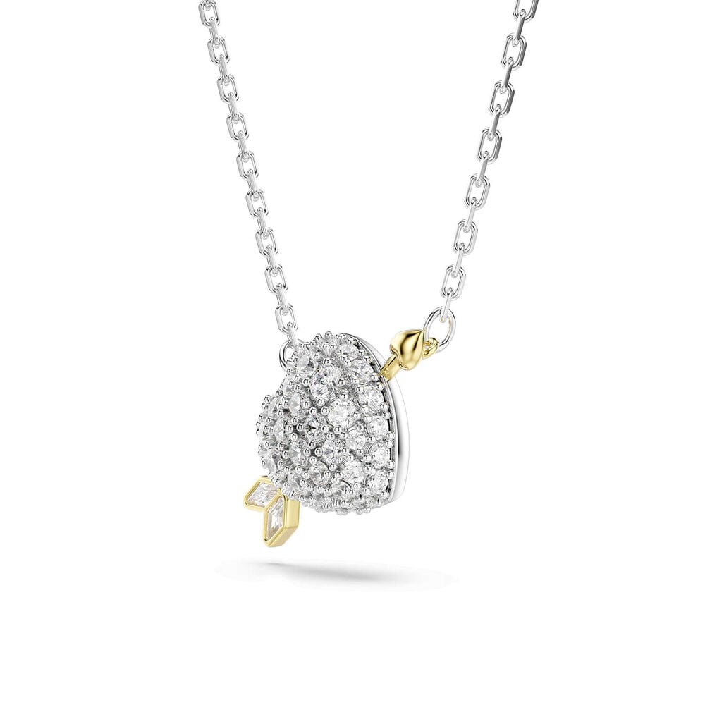 Swarovski Idyllia Cubic Zirconia Mixed Metal Finished Heart Pendant