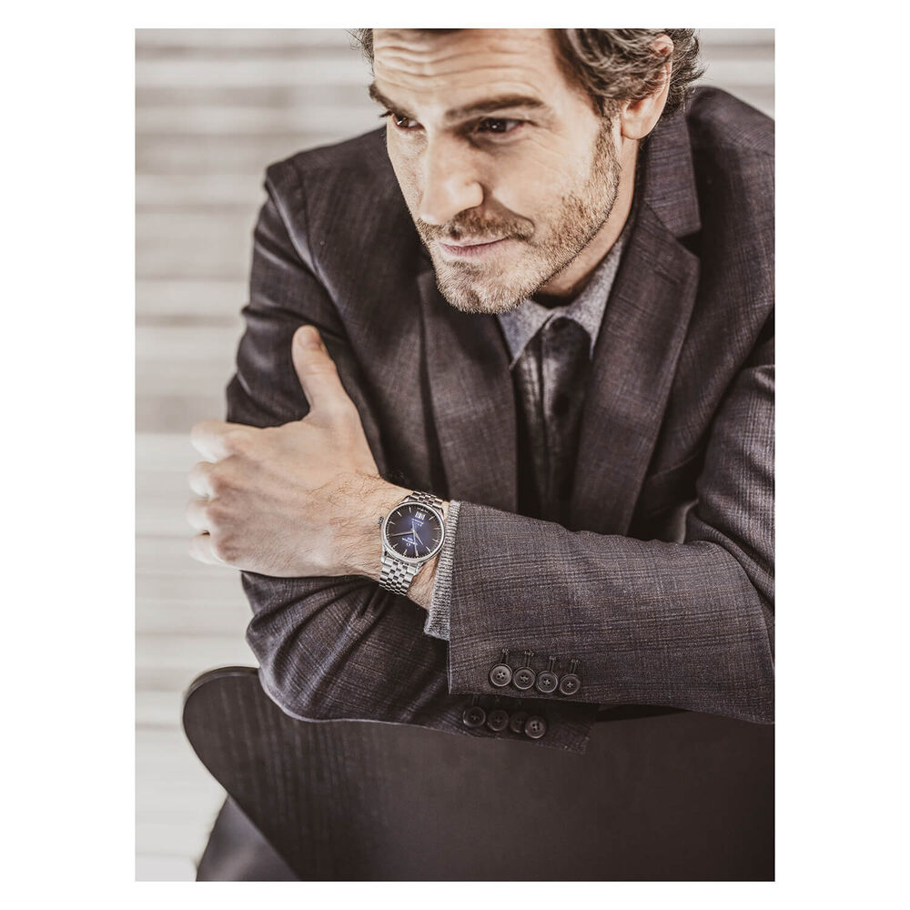 Certina Heritage Automatic 41mm Blue Dial Steel Case Bracelet Watch image number 2