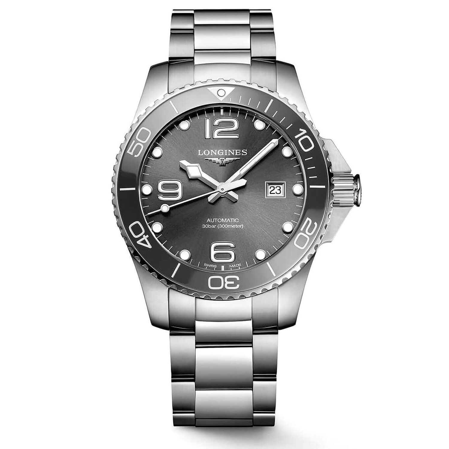 Longines stainless steel watch top