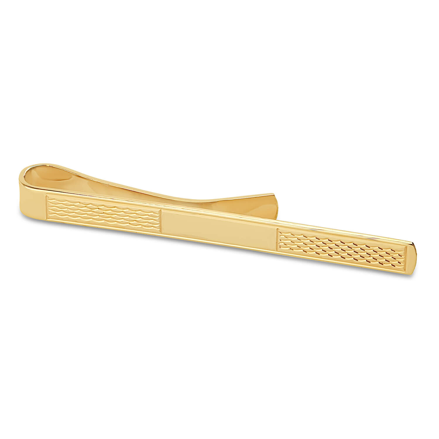 Gents Sterling Silver and Gold Plated Tie Bar