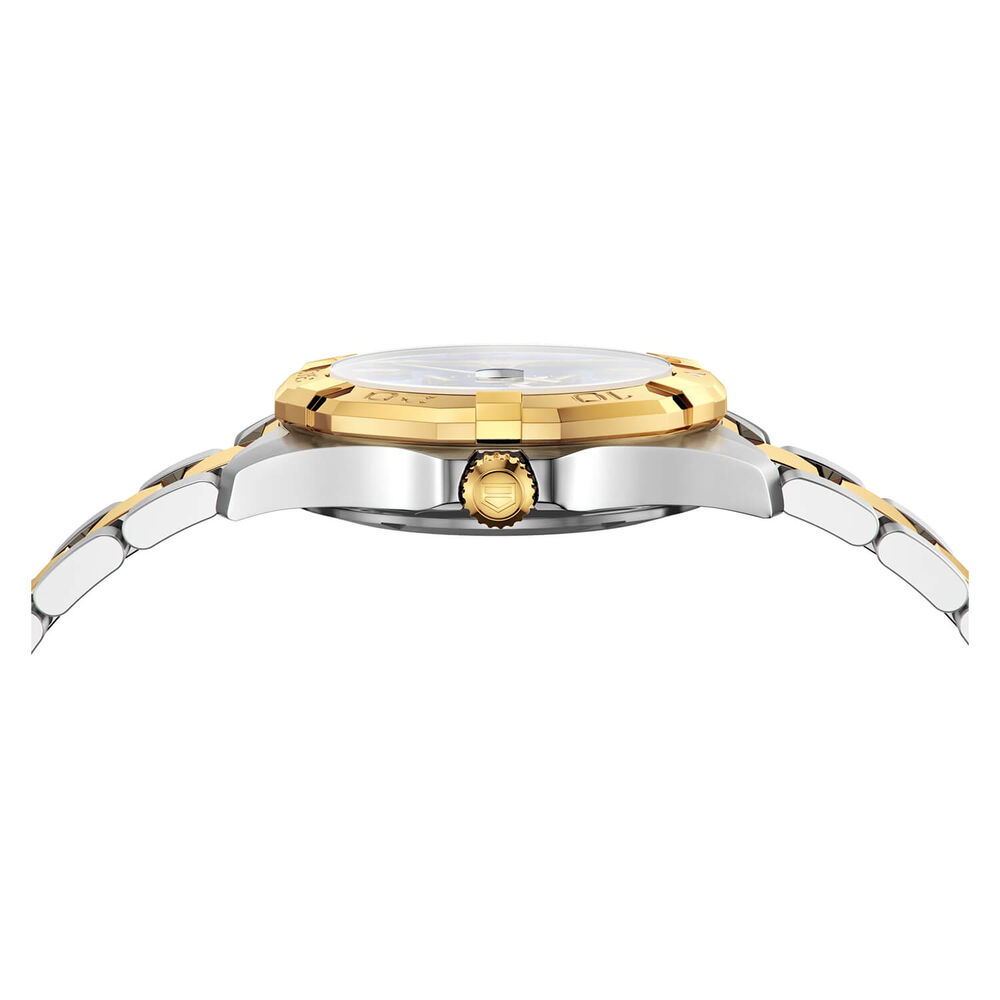 TAG Heuer Aquaracer 32mm Blue Dial Steel & Yellow Gold Case Bracelet Watch