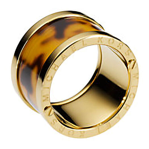 Michael Kors Tortoise Gold-Plated Ring