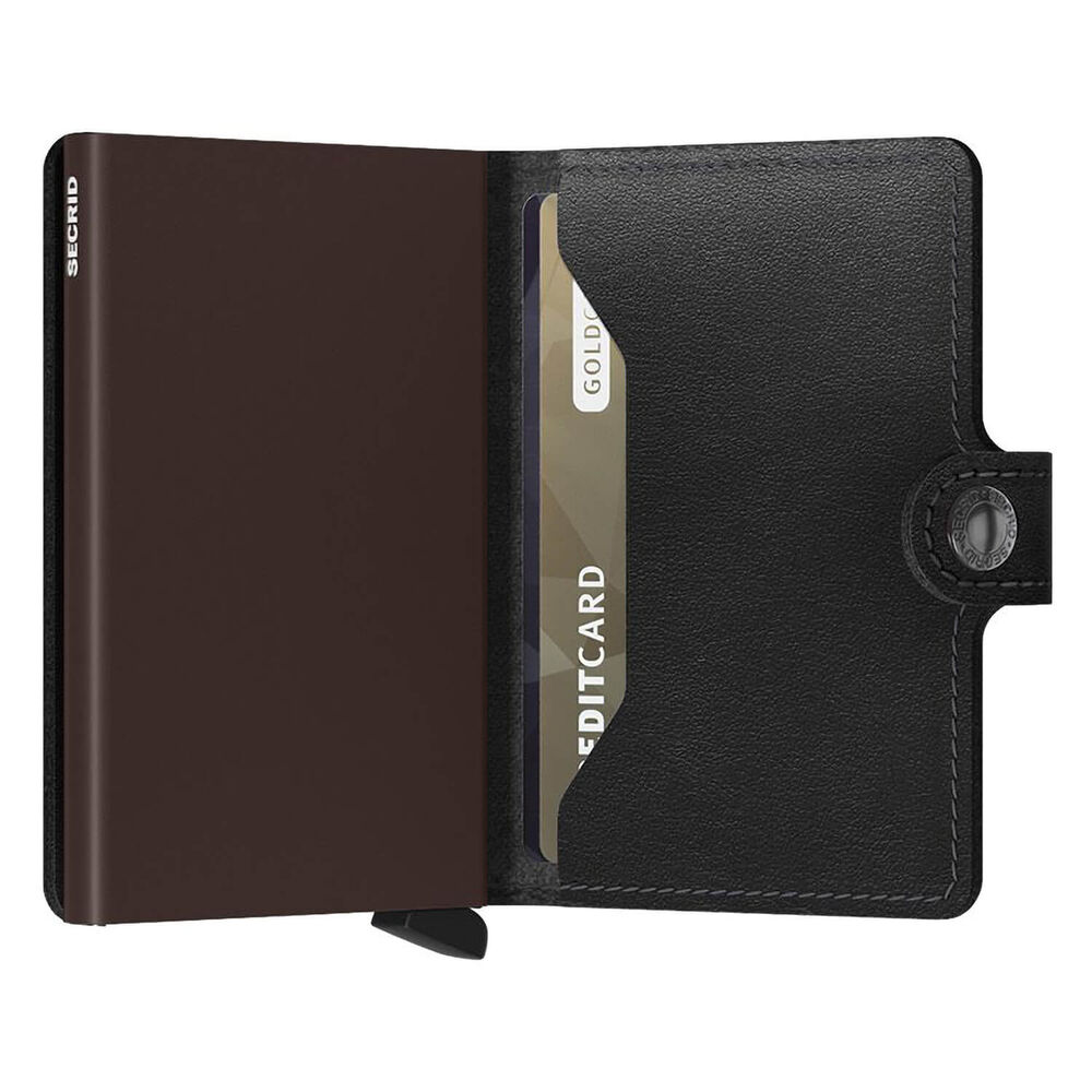 Secrid Original Black & Brown Miniwallet image number 2