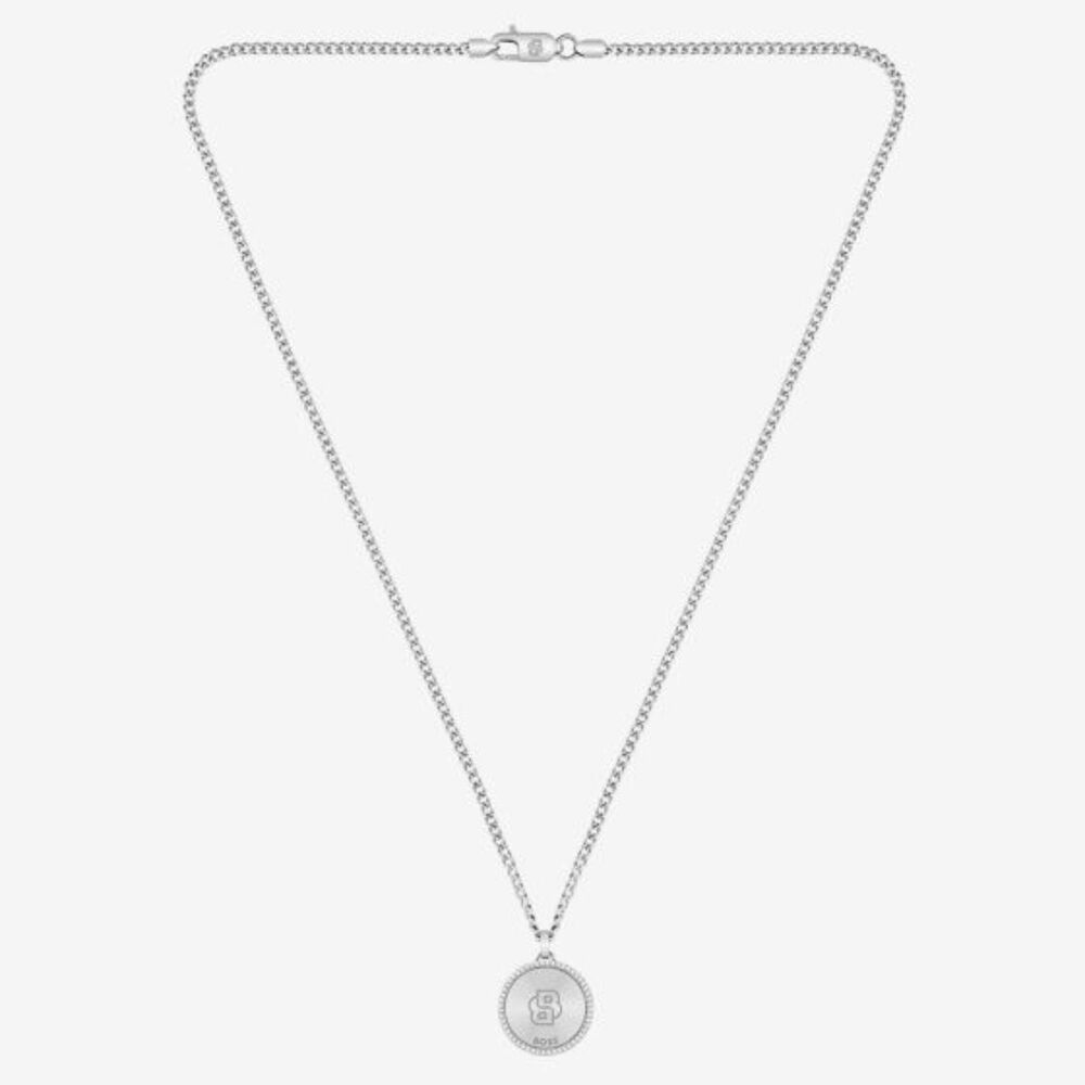 BOSS North Star Pendant Stainless Steel Necklace