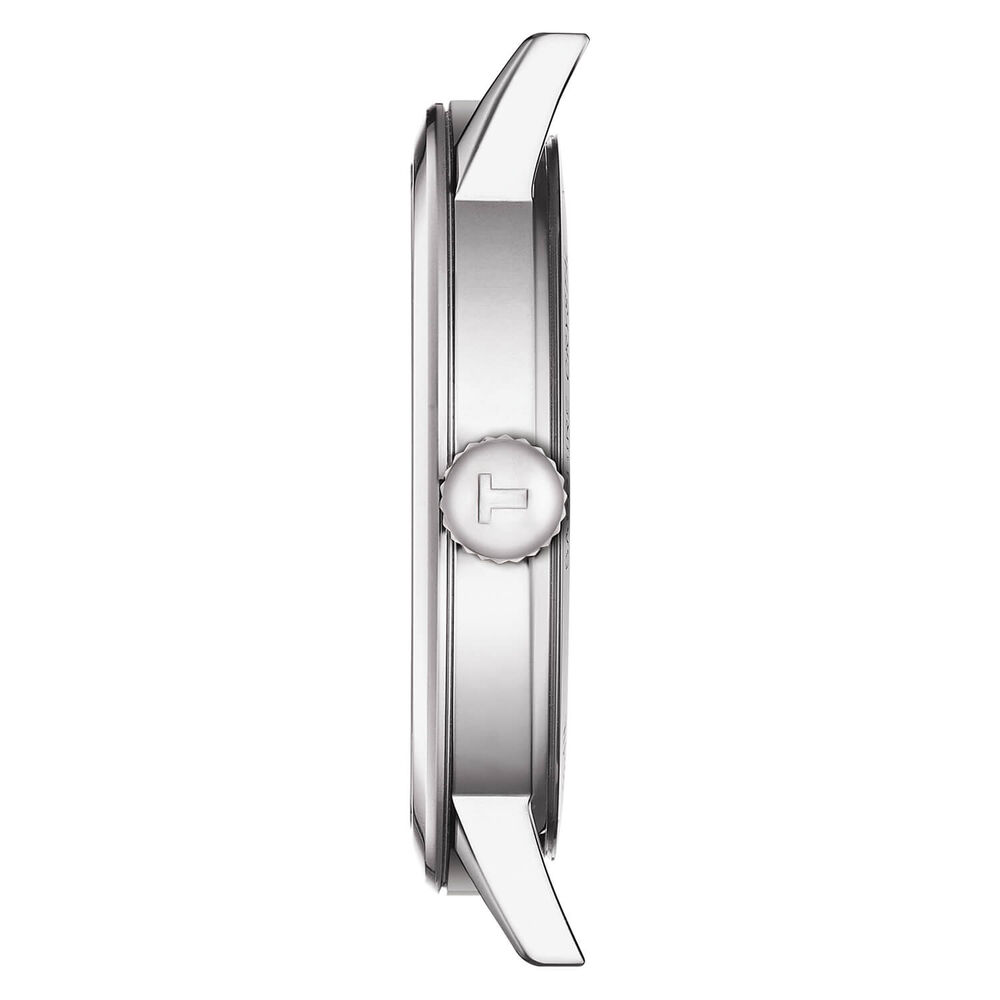 Tissot Classic Dream 42mm Quartz Black Dial Steel Case Black Strap Watch image number 2