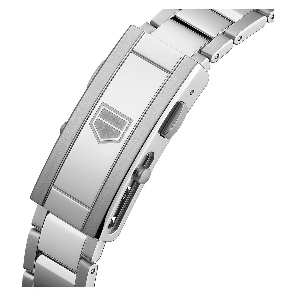 TAG Heuer Aquaracer 36mm Blue Dial Blue Bezel Steel Case Bracelet Watch image number 5