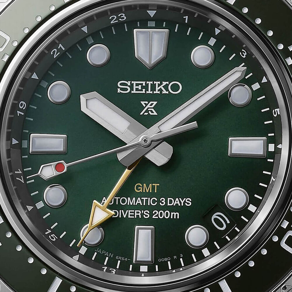Seiko Prospex 1968 Edition 42mm Green Dial & Bezel Bracelet Watch image number 3