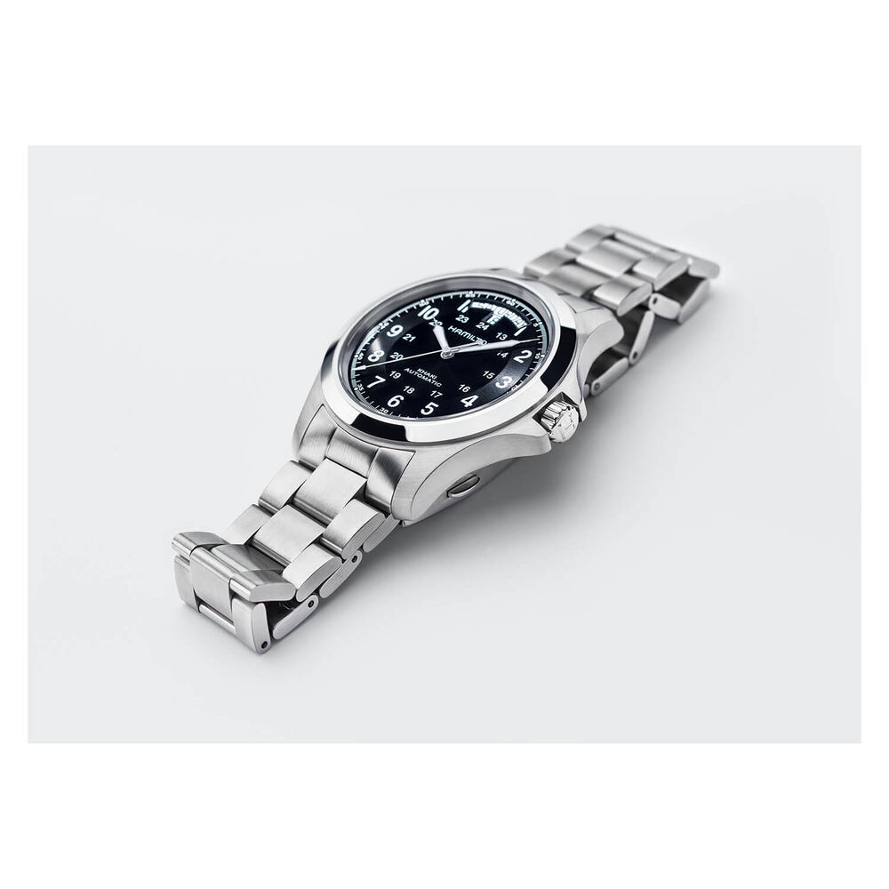 Hamilton Khaki Field King Auto 40mm Automatic Black Steel Case Watch image number 2