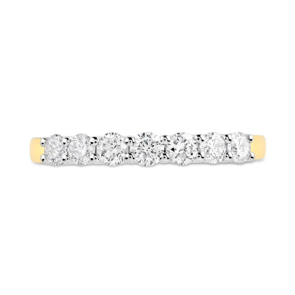 18ct gold 0.50 carat diamond eternity ring image number 1