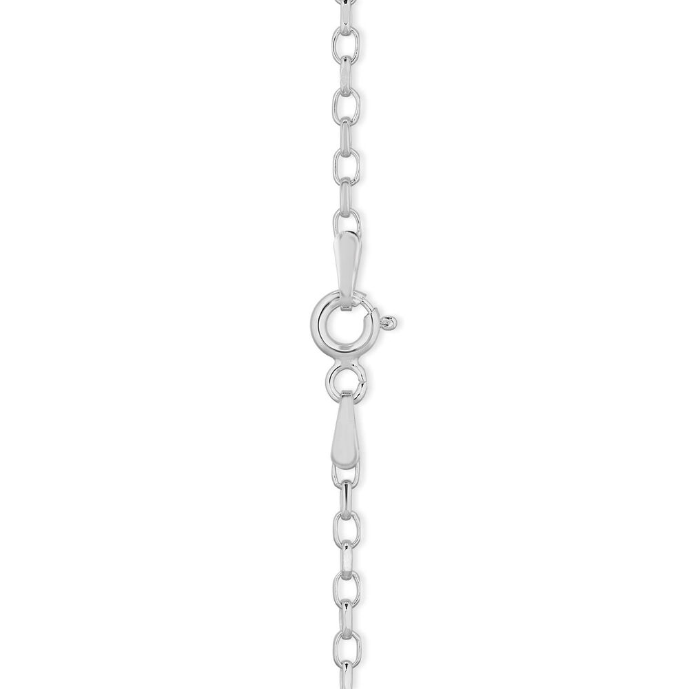 Sterling Silver Personalised Name Necklace (up to 6 letters) (Special Order: 3-5 weeks) image number 8